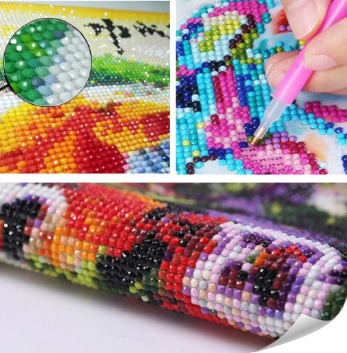 DIAMANTOVÁ VÝŠIVKA DIAMANTOVÁ MOZAIKA SET XXL 5D PRE DETI 30*40 KONÍK