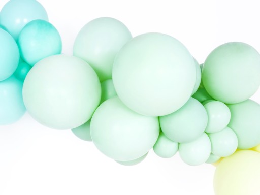 Farebné pastelové balóny veľké 1-99 macaron