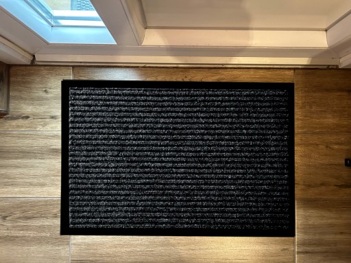ROHOŽKA NA DVERE 40 x 60 cm Protišmyková vnútorná guma. a vonkajšie: Antracit