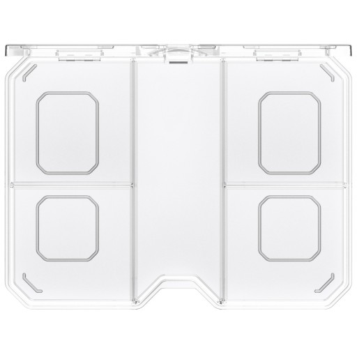 TRANSPARENTNÝ ORGANIZÁTOR NÁRADIA S PREDÍČKAMI SQR BOX 20 LOW BOX