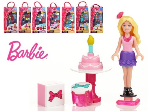 Mega Bloks BARBIE BÁBIKA zhodná s blokmi ZA1891