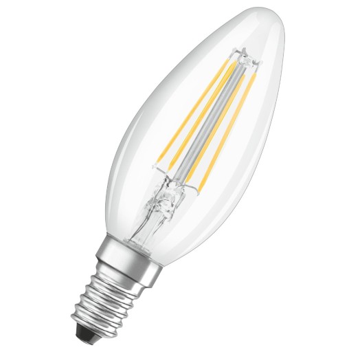 LED SVIEČKOVÁ žiarovka E14 4W 40W 2700K OSRAM FILAMENT