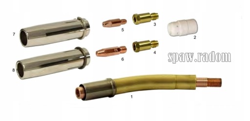 Kontaktný hrot MB 24 25/36 fi 0,6 / 5 ks