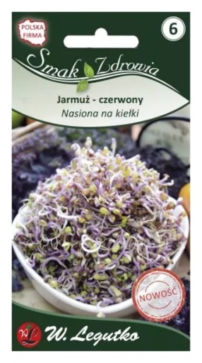 Semienka na klíčky - Červený kel 5g Legutko