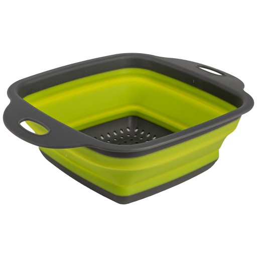 SILIKÓNOVÝ Štvorcový SKLADACÍ SILIKÓNOVÝ CEDNÍK 24,5 CM SITKA ODKAPÁVAČKA