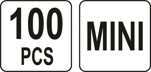 SADA MINIPOISTEK, nízka, 100 KS. YT-83145