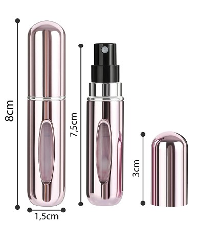 ATOMIZER CESTOVNÝ DÁVKOVAČ PARFÉMOV ROZPRAŠOVAČ 5 ML
