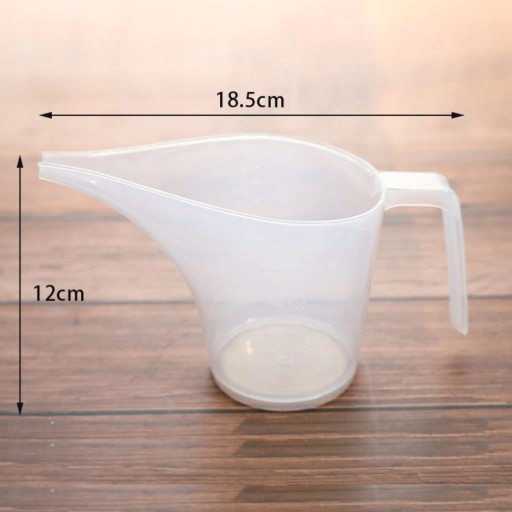 Plastový pohár, džbán s uškom, odmerka, 500 ml