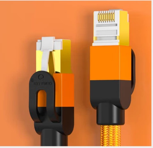 RJ45 LAN KÁBEL ETHERNET CAT7 INTERNETOVÝ KÁBEL 3 m PLOCHÝ Oplet