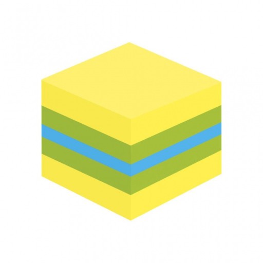 Mini Post-it Cube Lemon 51x51 400 bankoviek