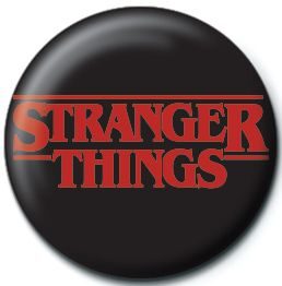 ORIGINAL STRANGER THINGS LOGO PIN, 2,5 cm