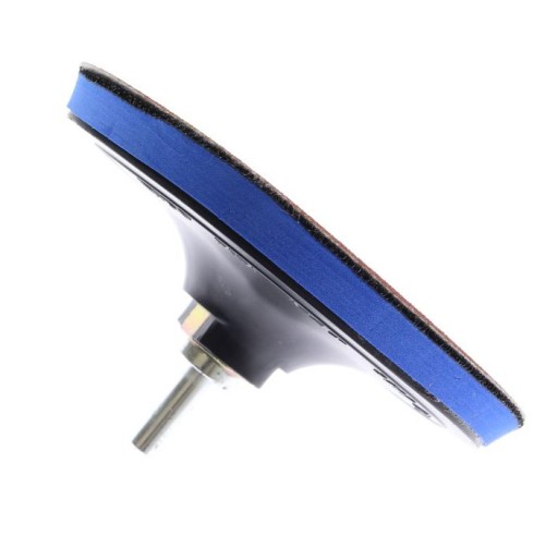 KOTÚČOVÝ KOTOUČ 150mm S BRÚSKOU NA VELCRO + VŔTAČKA