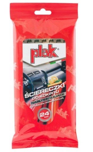 Plak Cockpit Wipes Shiny Orange
