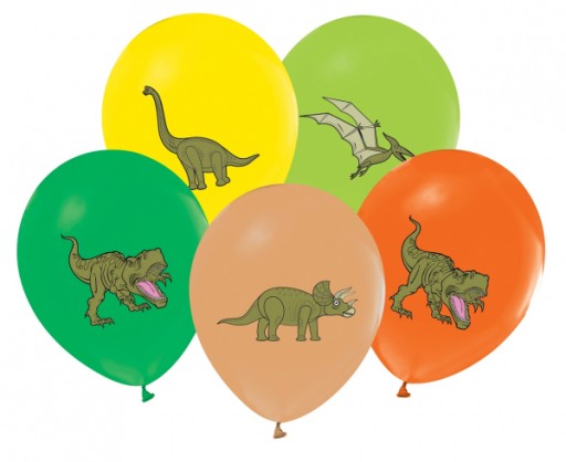 Dinosaurské balóny Dinosaur Children 30 cm 5 ks.