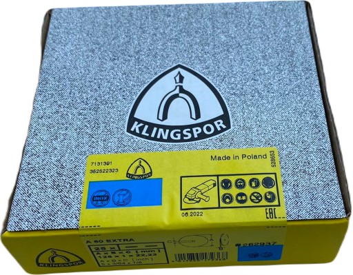 Štít 125x1 Klingspor 262937 Nerezová oceľ A60 Extra