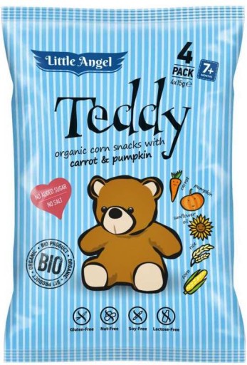 BEZLEPKOVÉ Teddy kukuričné chrumky 4x15g
