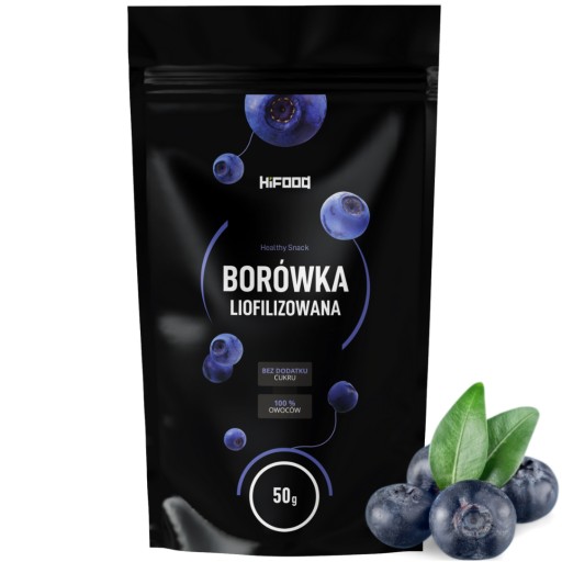 Čučoriedky 50g Lyofilizované HiFOOD CEL