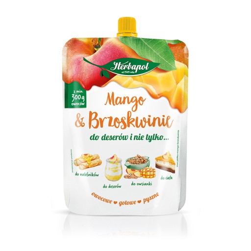 Herbapol Jablkovo-mango-broskyňová pena 300g