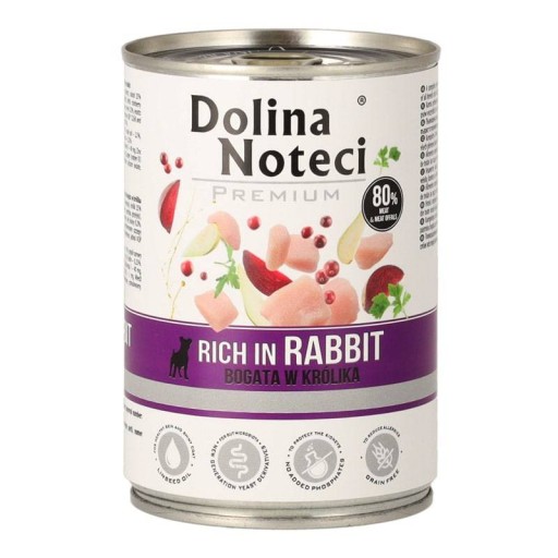 Dolina Noteci Premium Edition Limited krmivo pre psov pre králiky 400 g