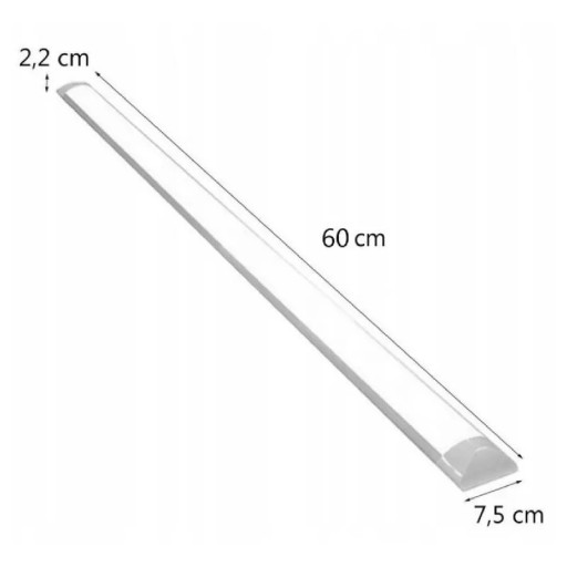 Prisadené LED svietidlo lineárne 18W 4000K Neutr