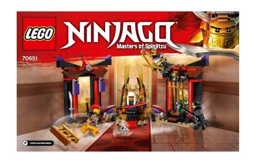 LEGO POKYNY Clash 70651 v trónnej miestnosti