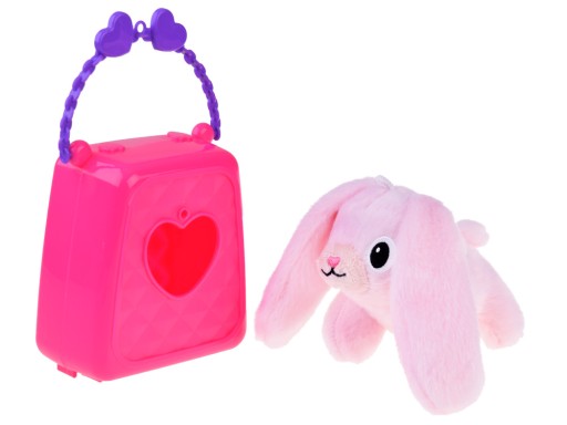 Rozkošná kabelka + zvierací plyšový maskot králika ZA4682
