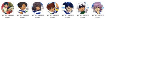 Inazuma Eleven Manga Anime Pins NA VÝBER