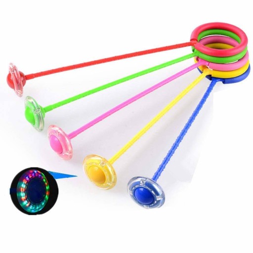 HULA HOP PRE NOH ŠKÁVAČKA PRE DETI + LED