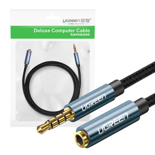 UGREEN ADAPTÉR PREdlžovacieho káblu AUDIO AUX MINI jack 3,5 mm 2M
