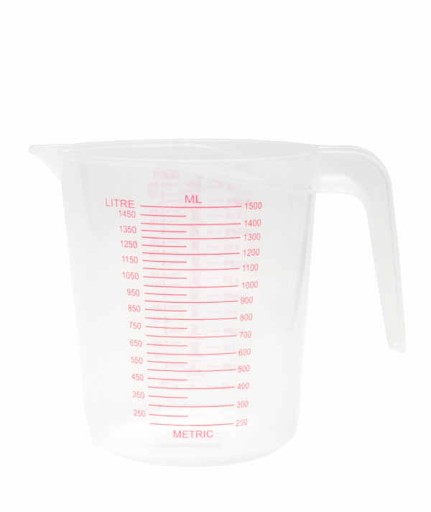 PLASTOVÁ KUCHYŇSKÁ ODMERKA 1500ML