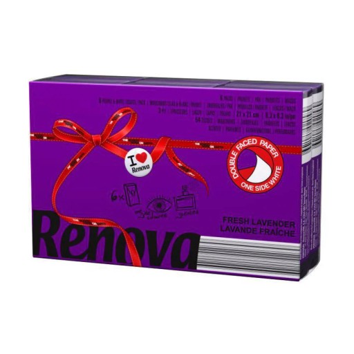 Renova vreckovky fialové 6x9 ks