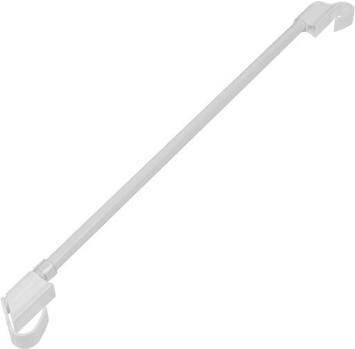 Mini predlžovacia teleskopická záclonová tyč SPRING Zázdrostka 45-75 cm