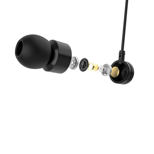 Káblové slúchadlá do uší s 3,5 mm jack mikrofónom pre váš telefón