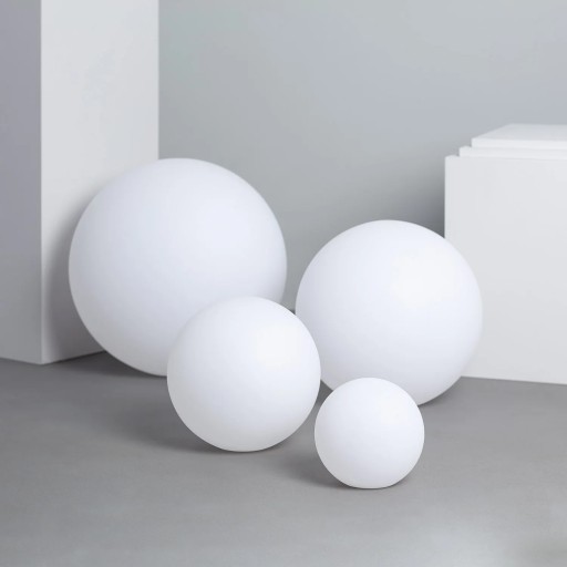 Záhradná lampa LED solárna guľa 15 cm, pozemná SuperLED