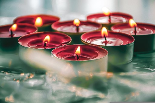 TEALIGHT SET PÁSKY NA SVIEČKY TEAGGLE 3,7 cm + WICKS 20 ks