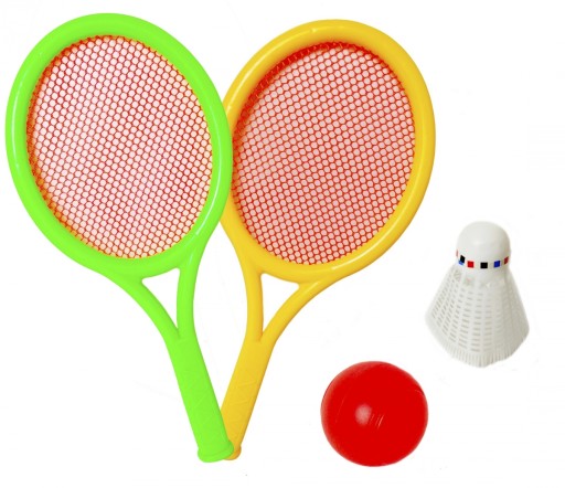 Bedmintonové rakety, loptička na loptičku, 6 rokov