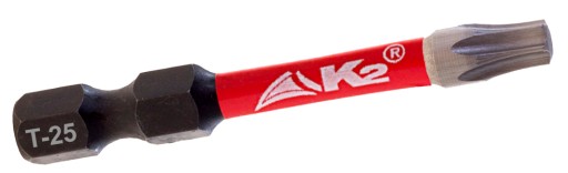 Nárazový hrot pre skrutkovač K2 Impact TX25 TORX T-25 S2 50mm