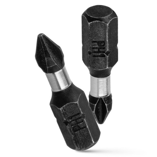 Nárazový bit Nárazové bity PH1 25mm | Nárazový bit pre skrutkovač 2 ks.