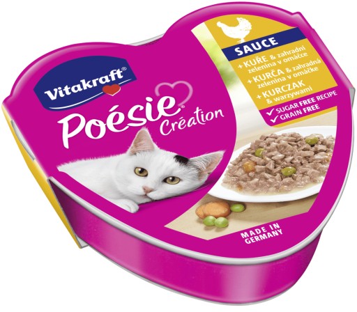 VITAKRAFT Poesie Creation kuracie mäso so zeleninou v smotanovej omáčke 85g