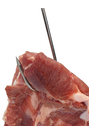 VEĽKÝ HÁK NA ÚDENIE RYBIEHO MÄSA 16CM 6