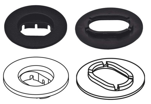 1xOVAL stopky pre niektoré modely VW, Seat, Škoda