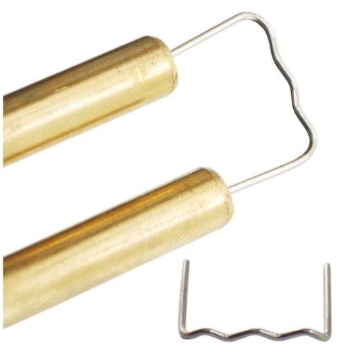 Plastové STAPLES RS18 100ks ploché MALÉ VLNY 0,8mm na opravu plastov