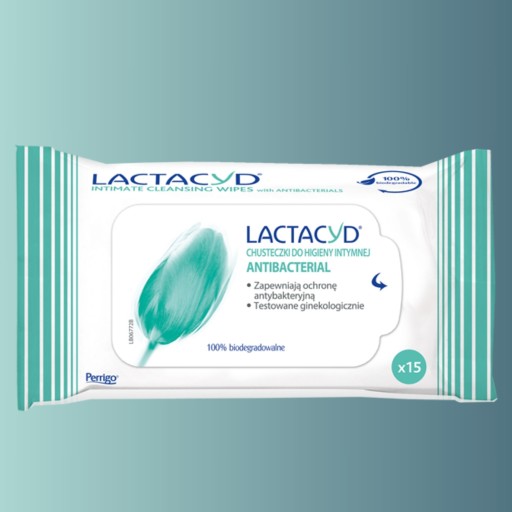 LACTACYD Utierky na intímnu hygienu 15 ks.