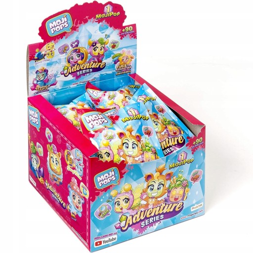 MojiPops Bag s figúrkou prekvapenia, séria ADVENTURE, zberateľská