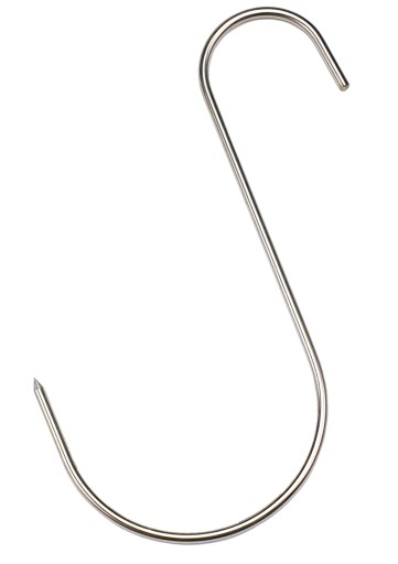 S-315 Údiarenský hák 15 cm hrúbka 3 mm na údenie údenín, šunky