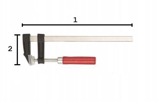 CLAMP CARPENT CLAMP RÚČKA JEDNORUČNÁ 300MM