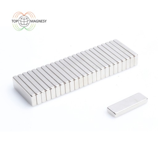Neodymový tanierový magnet MPŁ 15x5x2 N38, sada 5 kusov