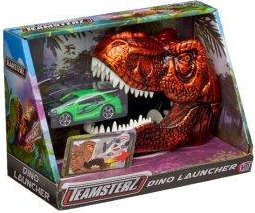 TEAMSTERZ LAUNCHER T-REX RED a OSOBNÉ VOZIDLO