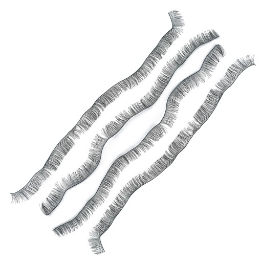 Riasy pre hračky, bábiky, vlákno, čierne, 195x8mm, 4ks
