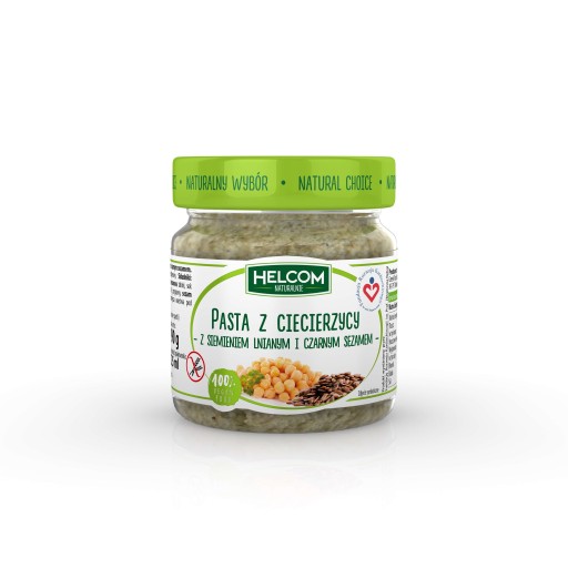 Cícerová pasta s ľanovými semienkami a sezamom 190g